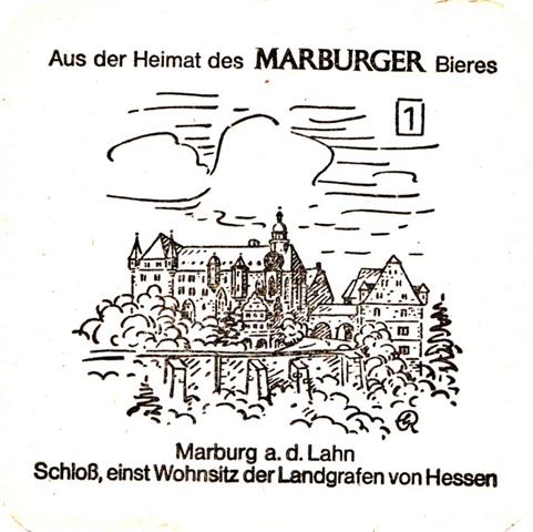 marburg mr-he marburger aus der 1a (quad185-schloss 1-schwarz)